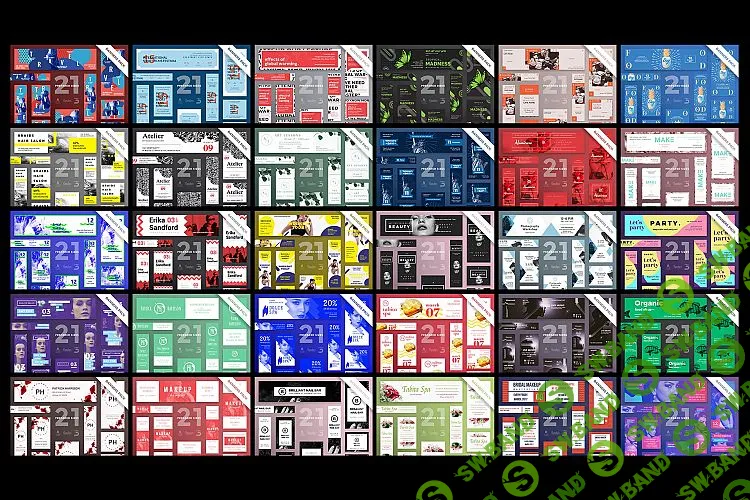 [Графика] 3990 шаблонов банеров