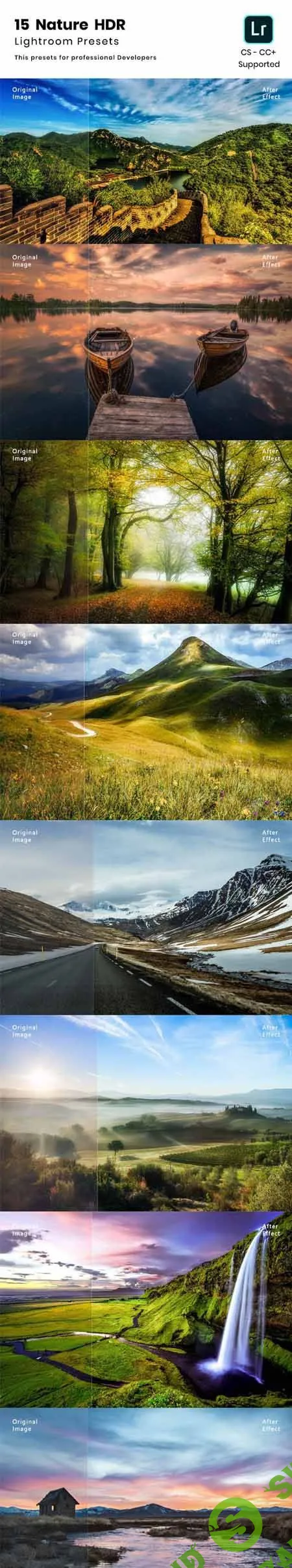 [GraphicRiver] 15 Nature HDR Lightroom preset