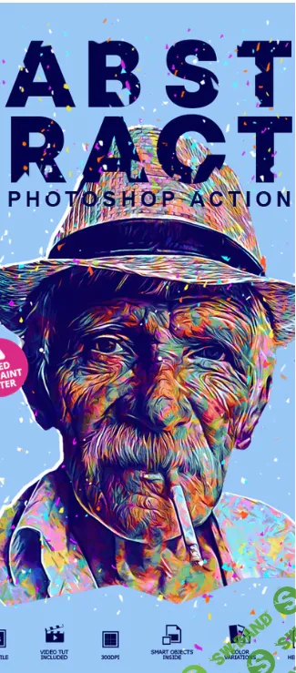 [Graphicriver] Abstract Art Photoshop Action (2020)