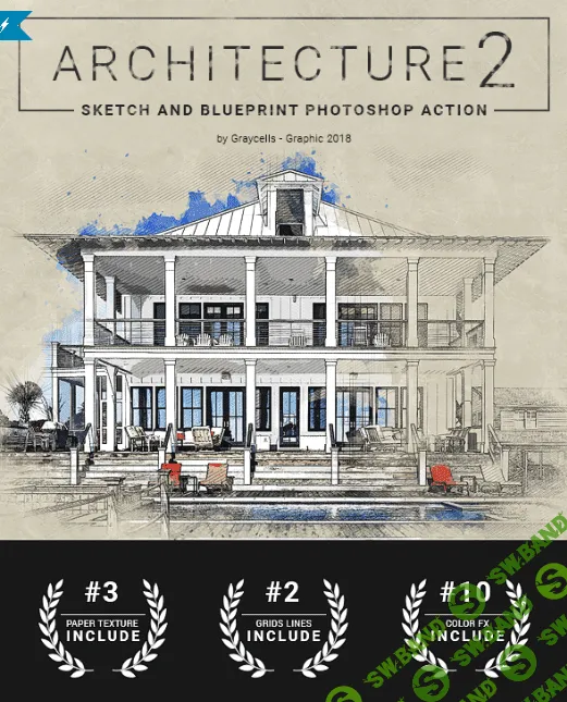 [Graphicriver] Architecture 2 Sketch Painting PS Action