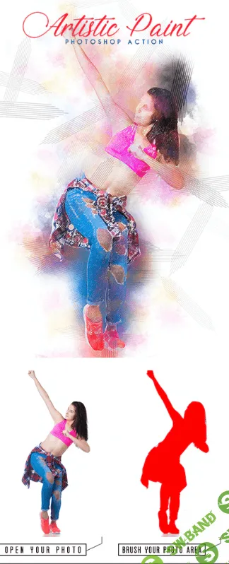 [Graphicriver] Artistic Paint Photoshop Action (2020)