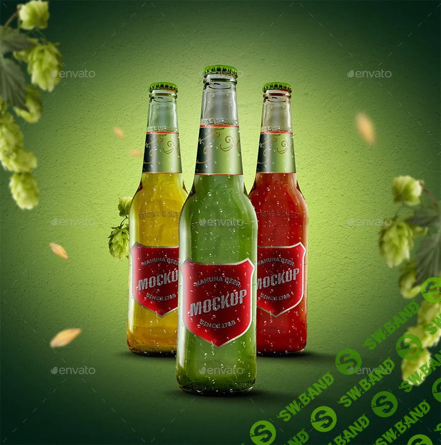 [graphicriver] Beer Bottle Mockup