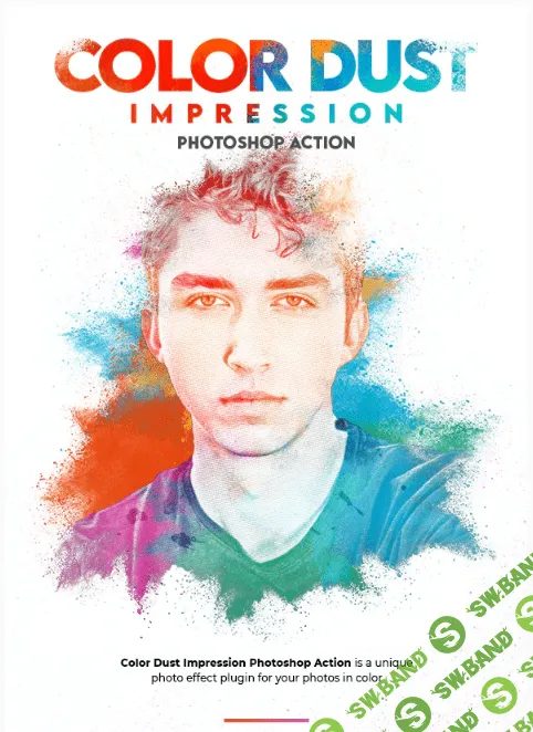 [Graphicriver] Color Dust Impression Photoshop Action (2020)