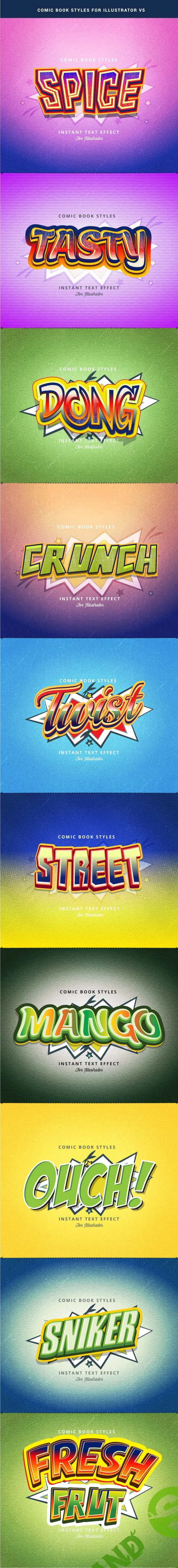 [Graphicriver] Comic Text Effect V2 (2018)