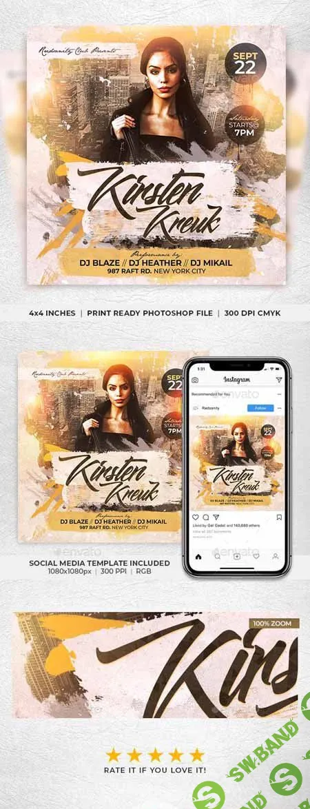 [GraphicRiver] DJ Concert Tour Flyer