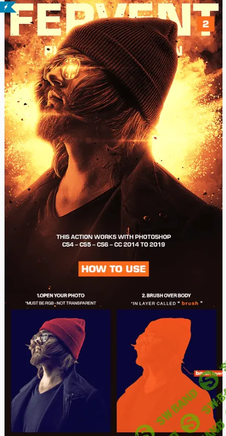 [Graphicriver] Fervent 2 Photoshop Action (2019)
