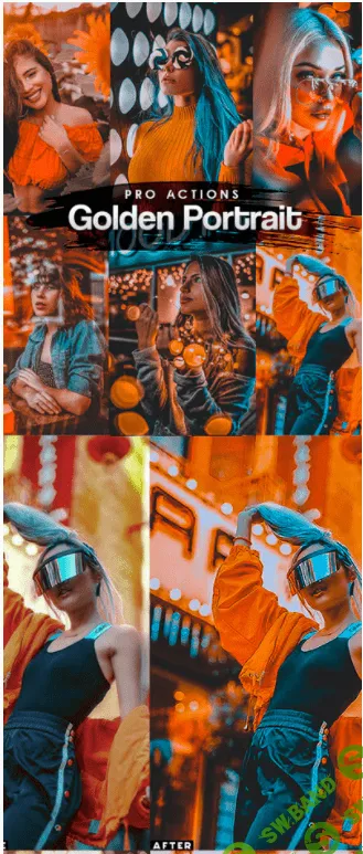 [Graphicriver] Golden Portrait Photoshop Actions (2020)