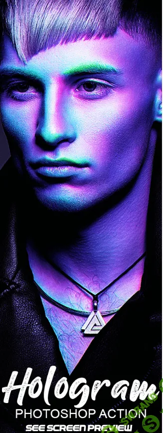 [Graphicriver] Hologram Photoshop Action (2020)