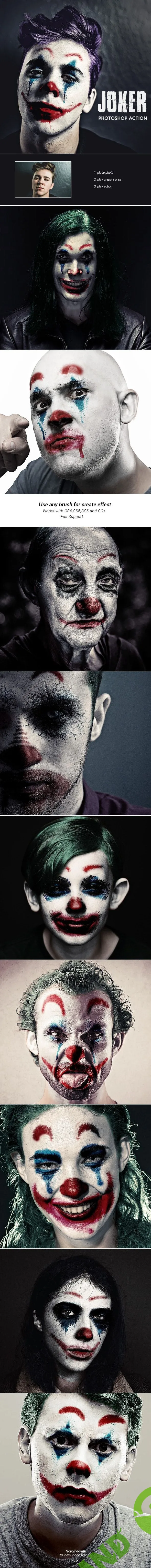 [Graphicriver] Joker Photoshop Action