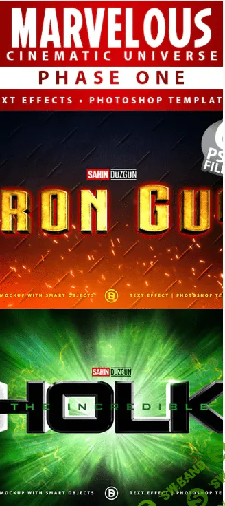 [Graphicriver] Marvelous Cinematic Universe - Phase One (2020)