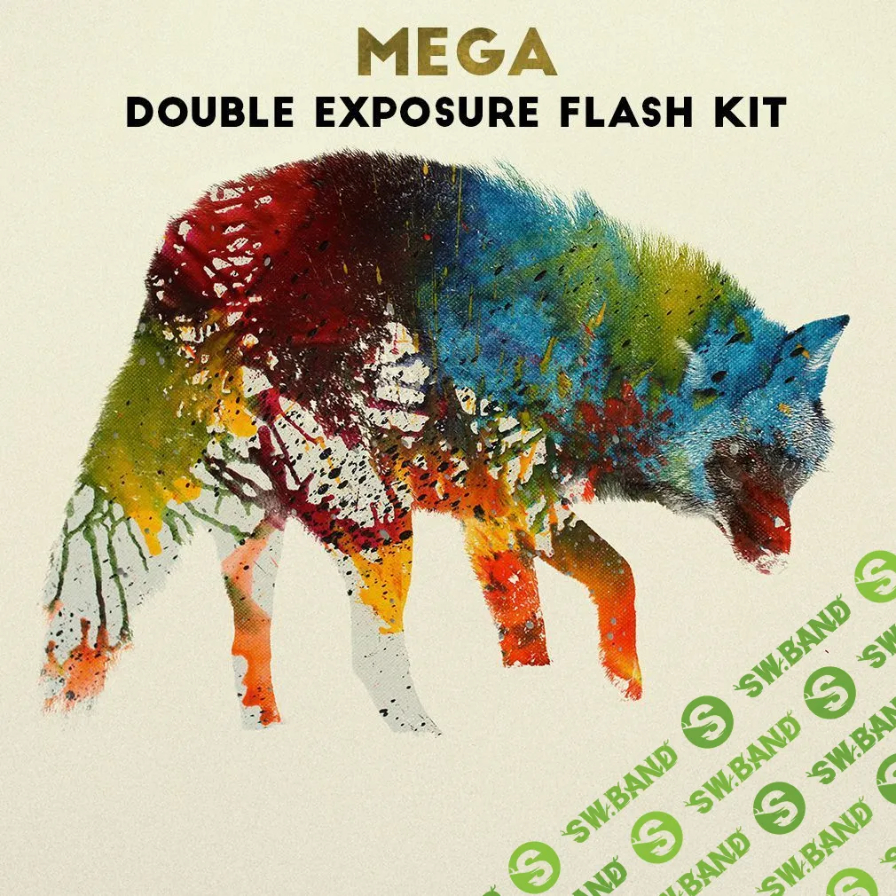 [Graphicriver] Mega Double Exposure Flash Kit - Photoshop Action (2016)