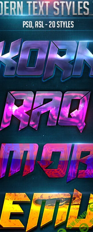 [Graphicriver] Modern Text Styles V35 (2020)