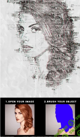 [Graphicriver] Newspaper Print Photoshop Action