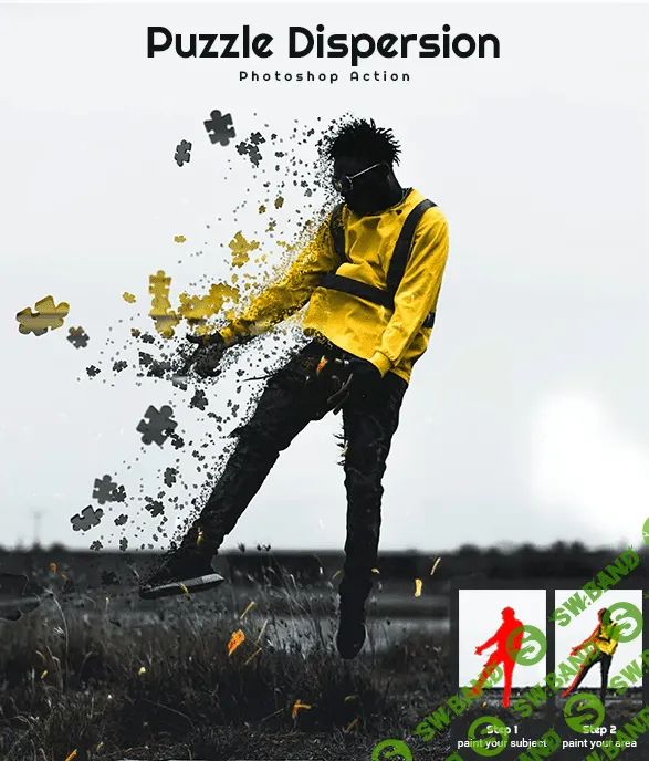 [Graphicriver] Puzzle Dispersion Photoshop Action (2020)