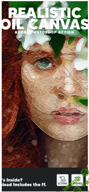 [graphicriver] Real Oil Canvas Painting Action V.2 (2022)