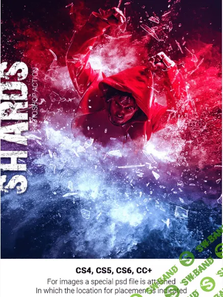 [Graphicriver] Shards Photoshop Action (2020)