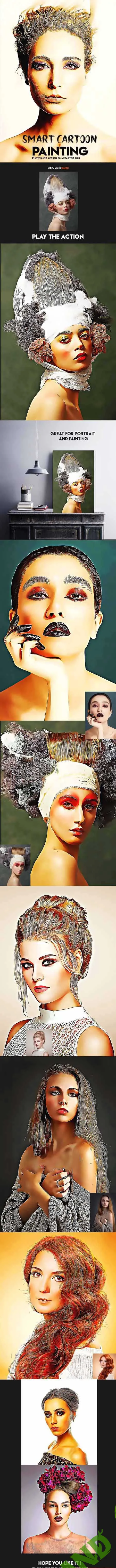 [Graphicriver] Smart Cartoon Painting Photoshop Action