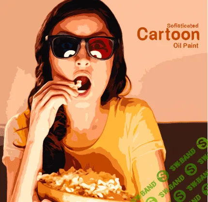 [graphicriver] Sofisticated Cartoon Oil Paint