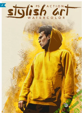 [Graphicriver] Stylish Art - Watercolor Photoshop Action (2020)