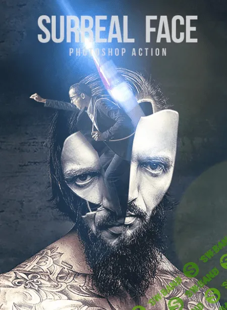 [Graphicriver] Surreal Face - Photoshop Action (2019)