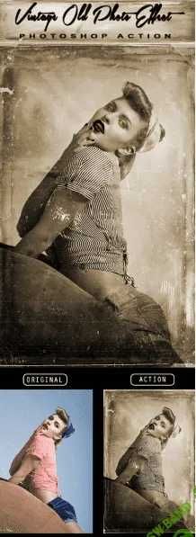 [Graphicriver] Vintage Old Photo Effect Photoshop Action