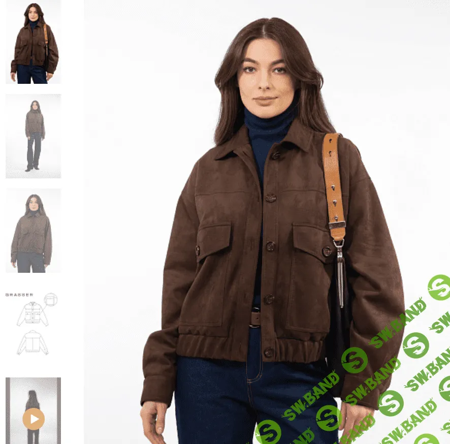 [Grasser] Куртка бомбер, выкройка 1100. Размер 38-62, рост 164-170 (2024)