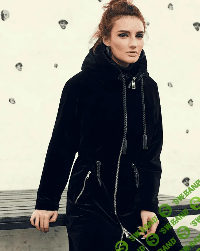 [gresskatrin_atelier] Парка из стеганого бархата (2021)