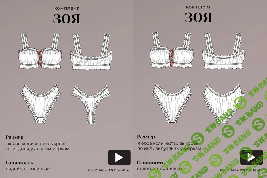 [H/J School, Юлия Иванова] Интенсив по пошиву комплекта Зоя с параметрической выкройкой (2026)