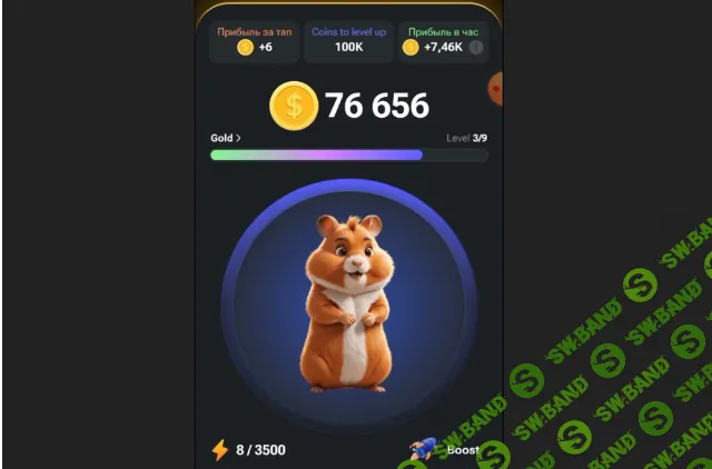 Hamster Kombat: игра-кликер в стиле NOTcoin по добыче монет.