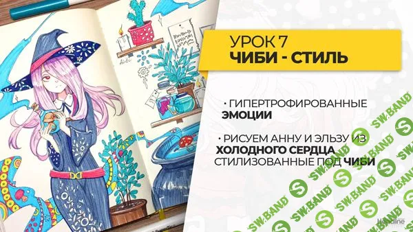 [Headline School. Анна Алексеева (АLIBI Art)] Рисование аниме «продвинутый уровень». Аниме 2.0 (2019)