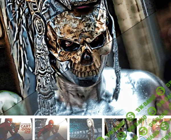 [hungryjpeg] Cartoonize - Photoshop Action (2018)