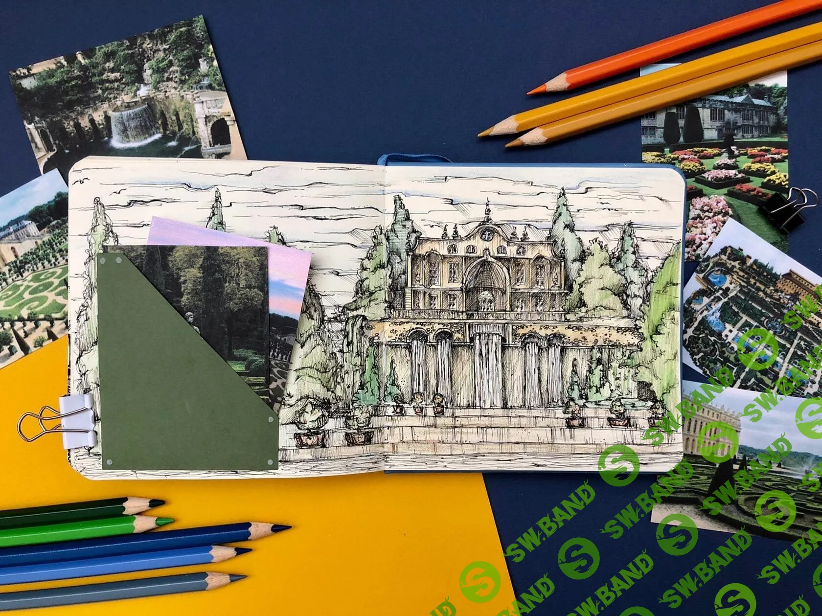 [hurlyburlyschool] Барокко. 7 блок из курса «Первые шаги в историю искусств. Скетчбук» (2023)