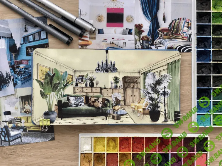 [HurlyBurlySchool] Эклектика. 9 блок из курса «Первые шаги в историю искусств. Скетчбук» (2023)