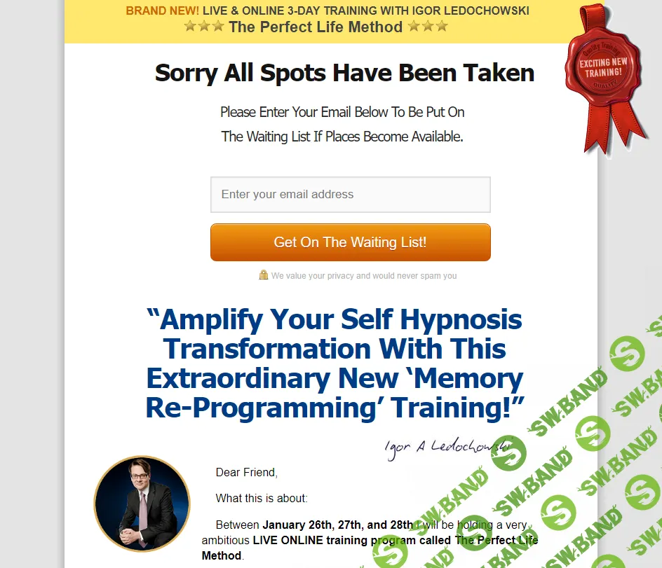 [Игорь Ледоховский] Метод идеальной жизни (2023)