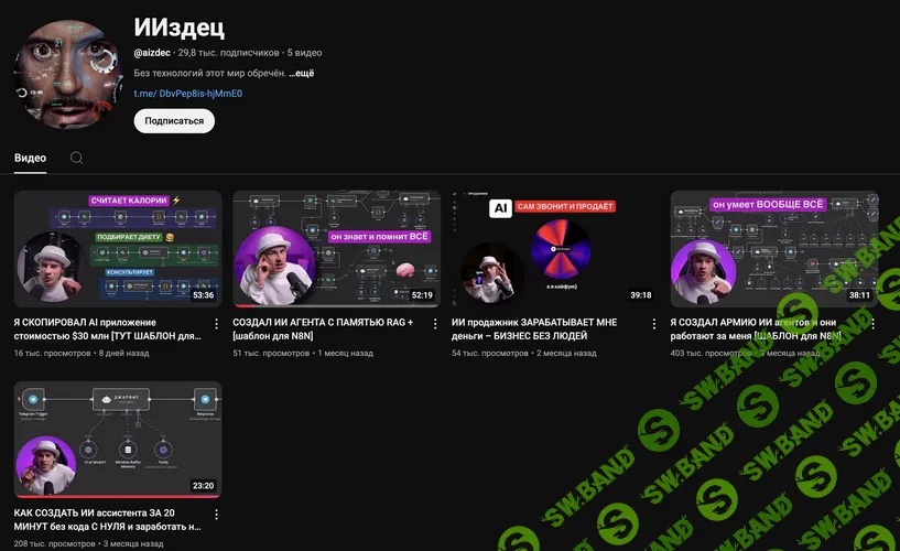 [ИИздец] Закрытый телеграмм канал ИИздец (июнь-июль 2025)