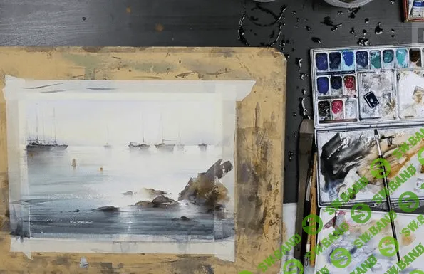 [Илья Ибряев] Лодки. Мастер-класс по акварели