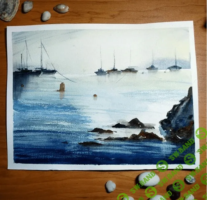 [Илья Ибряев] Лодки. Мастер-класс по акварели