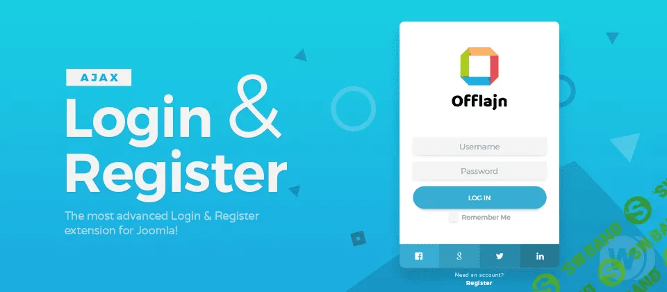Improved AJAX Login & Register v2.7.308 - плагин авторизации для Joomla