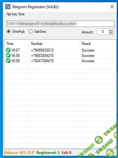 [In4.Bz] Telegram Registrator