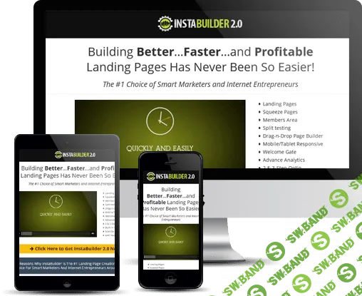 InstaBuilder v2.1.10 - создание лендинга/страницы подписки для WordPress