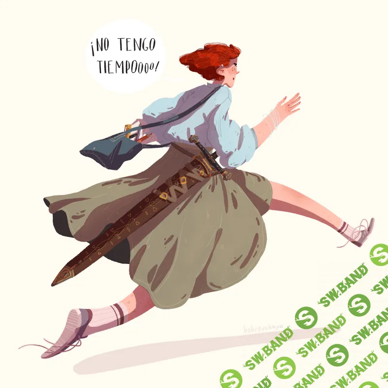 [Ира Бобровская] Создаем живого персонажа. Цифровая иллюстрация (2019)