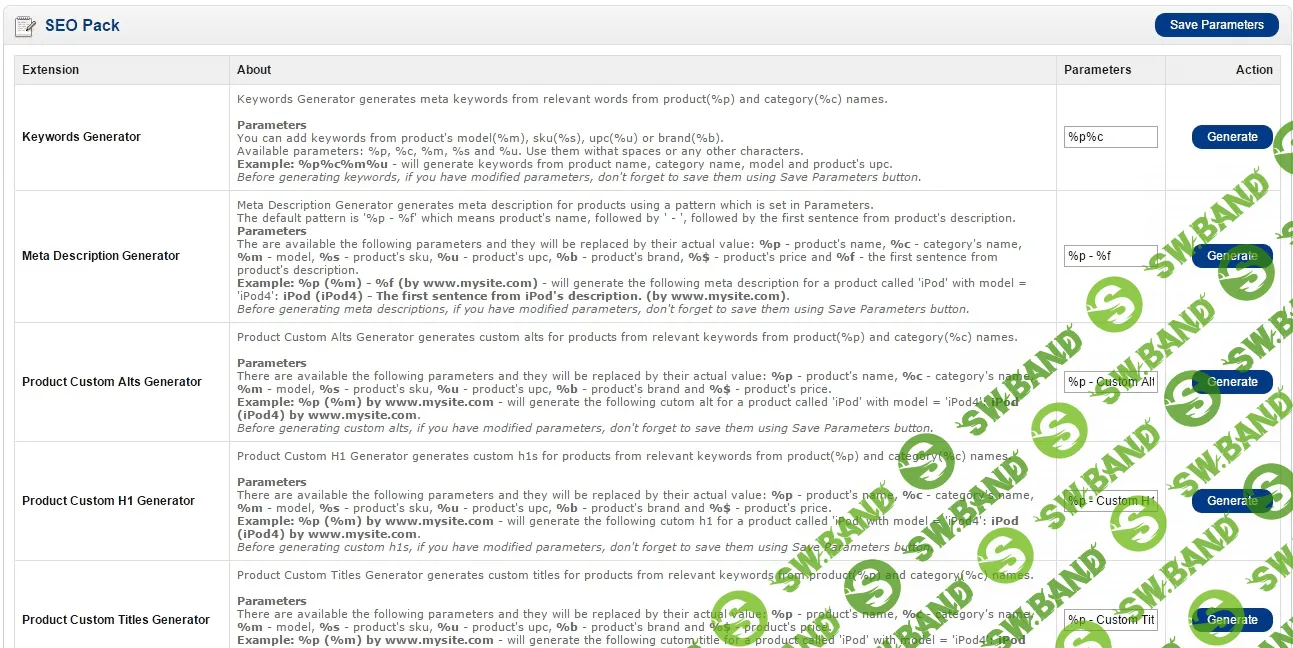 [iSense] opencartseopackprov8.2