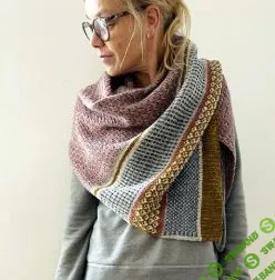 [Изабель Кремер] Шаль Slip stitch party (2025)