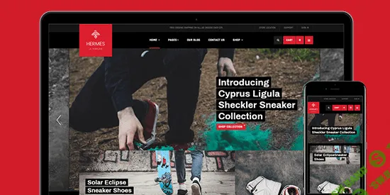 JA Shoe Store v1.0.4 - шаблон магазина обуви для Joomla