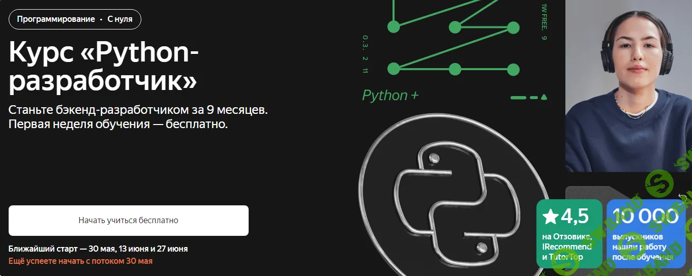 [Яндекс.Практикум] Python-разработчик. Часть 1 из 8 - 2023