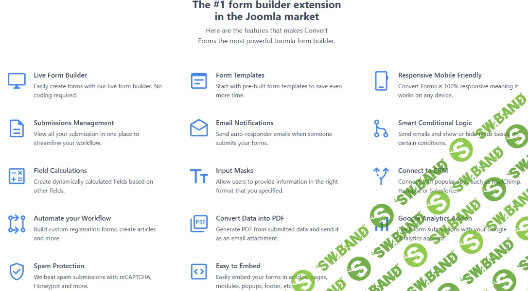 [Joomla] Convert Forms - конструктор форм подписки (2025-2026) [Тариф Personal] [Tassos Marinos] [Продление 8]
