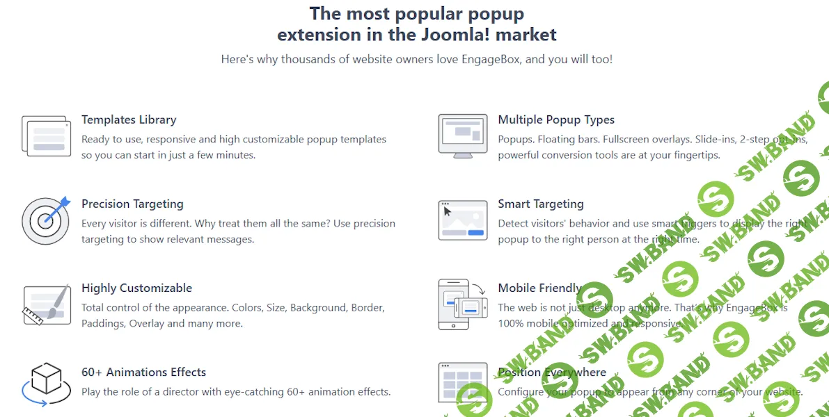 [Joomla] Engage Box - popup окна и слайдеры (2025-2026) [Tassos Marinos] [Продление-9]