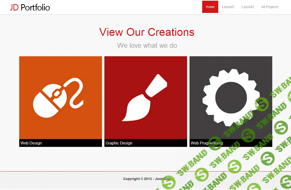 [Joomla] Компонент для Портфолио JD portfolio