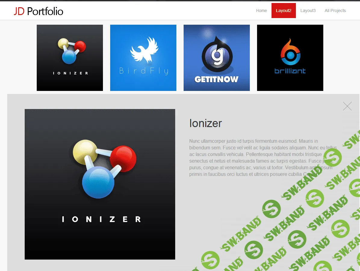 [Joomla] Компонент для Портфолио JD portfolio
