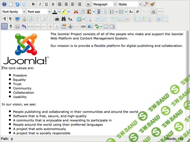 [Joomla] Легко, быстро, удобно. Замени стандартный редактор, продвинутым JCE редакторотом